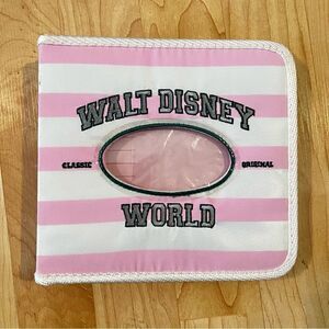 Walt Disney World Pink and White Stripe Photo Album